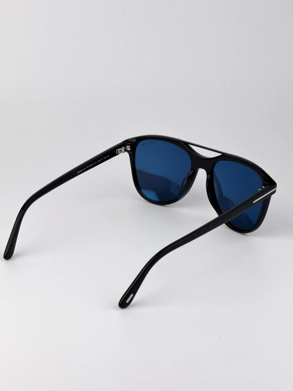 Tom Ford DAMIAN-02 Men Sunglasses Black Blue Pilot FT1098 01V NEW AUTHENTIC